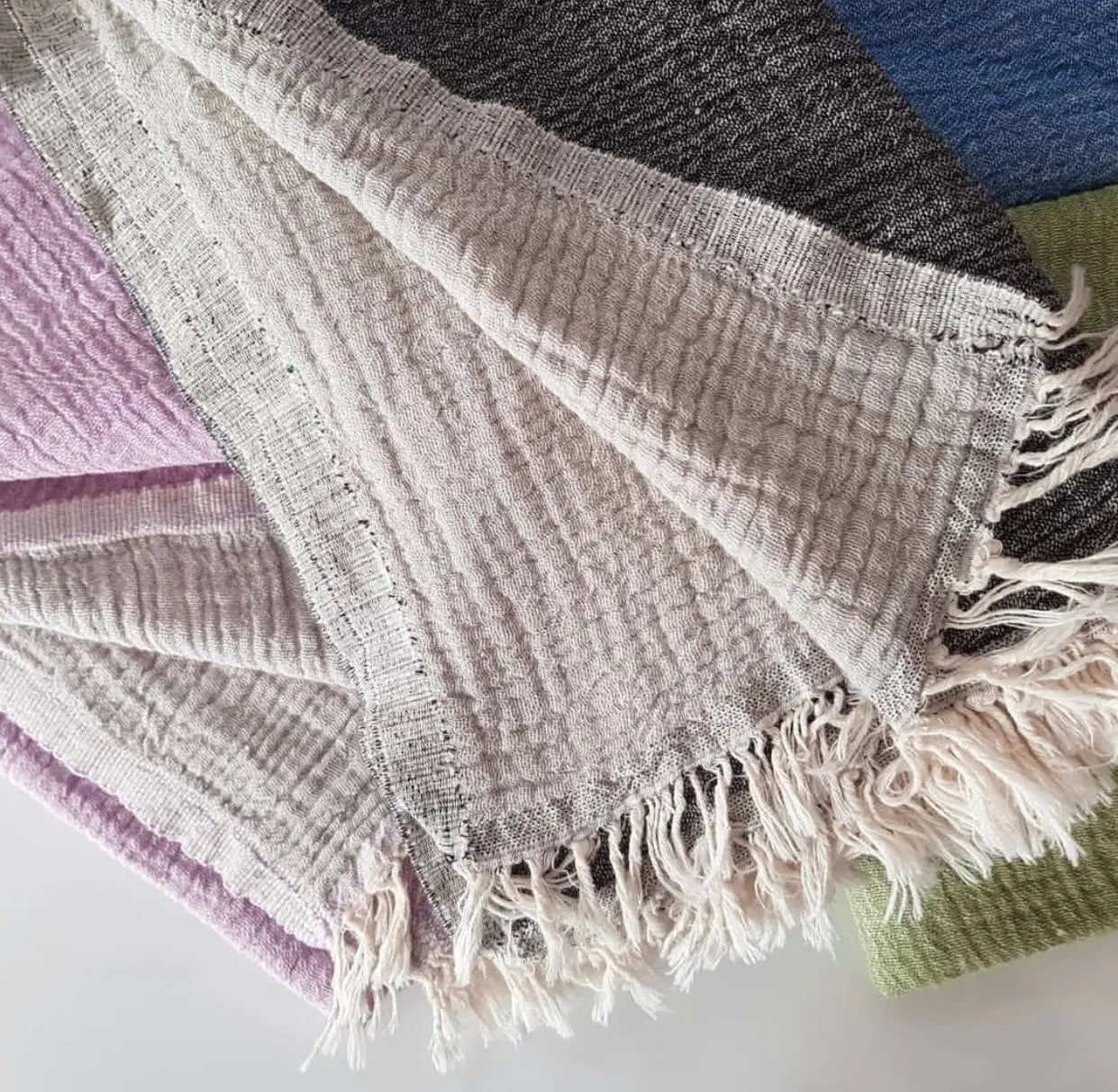 Cocoon Soft Turkish Towel 40 Inch by 70 Inch Hand Loomed Natural Cotton Quick Drying Eco-Friendly Lightweight - Love Salve